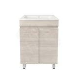 Lukka Camden Modern 600mm Freestanding Vanity E0 MDF Wood Grain PVC Film Cabinet Variant Colour Available
