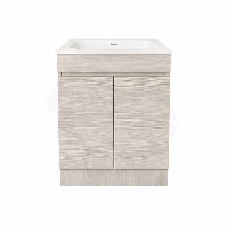 Lukka Camden Modern 600mm Freestanding Vanity E0 MDF Wood Grain PVC Film Cabinet Variant Colour Available