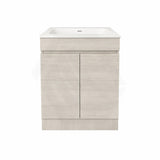 Lukka Camden Modern 600mm Freestanding Vanity E0 MDF Wood Grain PVC Film Cabinet Variant Colour Available