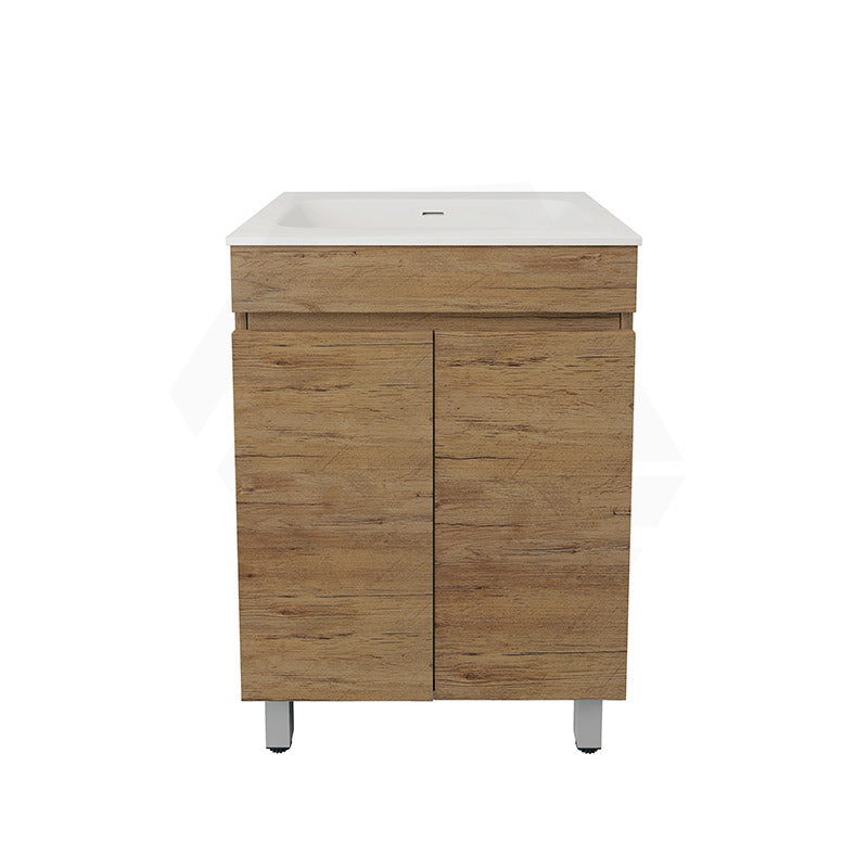 Lukka Camden Modern 600mm Freestanding Vanity E0 MDF Wood Grain PVC Film Cabinet Variant Colour Available