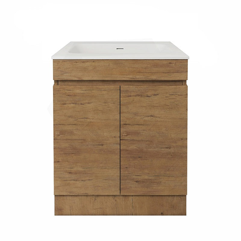 Lukka Camden Modern 600mm Freestanding Vanity E0 MDF Wood Grain PVC Film Cabinet Variant Colour Available