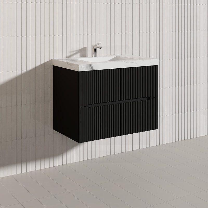 Lukka Cabarita 750mm Modern Wall Hung Vanity PVC Cabinet Variant Colour Available