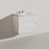 Lukka Cabarita 750mm Modern Wall Hung Vanity PVC Cabinet Variant Colour Available