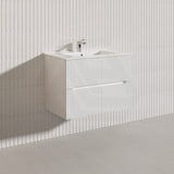 Lukka Cabarita 750mm Modern Wall Hung Vanity PVC Cabinet Variant Colour Available