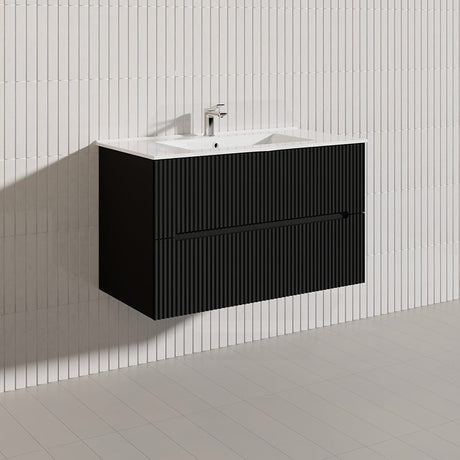 Lukka Cabarita 900mm Modern Wall Hung Vanity PVC Cabinet Variant Colour Available