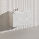 Lukka Cabarita 900mm Modern Wall Hung Vanity PVC Cabinet Variant Colour Available
