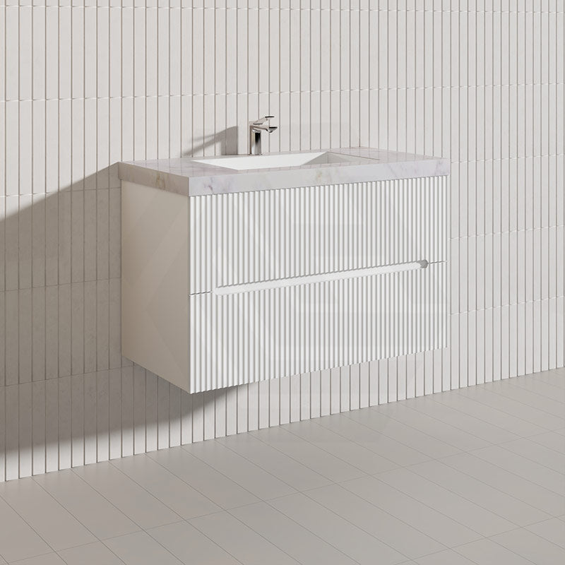 Lukka Cabarita 900mm Modern Wall Hung Vanity PVC Cabinet Variant Colour Available