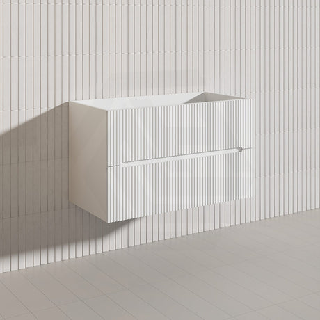 Lukka Cabarita 900mm Modern Wall Hung Vanity PVC Cabinet Variant Colour Available