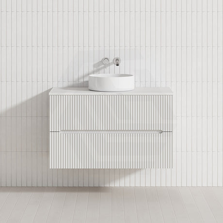 Lukka Cabarita 900mm Modern Wall Hung Vanity PVC Cabinet Variant Colour Available