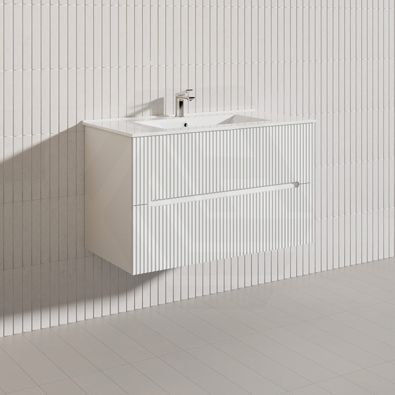 Lukka Cabarita 900mm Modern Wall Hung Vanity PVC Cabinet Variant Colour Available