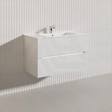Lukka Cabarita 900mm Modern Wall Hung Vanity PVC Cabinet Variant Colour Available