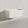 Lukka Devito 1200mm Modern Wall Hung Vanity PVC Single/Double Bowls Cabinet Variant Colour Available