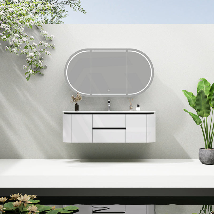 Lukka Devito 750-1500mm Modern Wall Hung Vanity PVC Cabinet Variant Colour Available