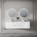 Lukka Devito 750-1500mm Modern Wall Hung Vanity PVC Cabinet Variant Colour Available