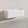 Lukka Devito 1500mm Modern Wall Hung Vanity PVC Single/Double Bowls Cabinet Variant Colour Available