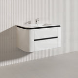 Lukka Devito 750-1500mm Modern Wall Hung Vanity PVC Cabinet Variant Colour Available