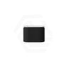Lukka 600-1800mm Estella Matt White/Black Modern Wall Hung Fluted PVC Vanity With Soft Closing Side Drawers Curve Edge