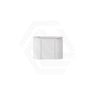 Lukka 600-1800mm Estella Matt White/Black Modern Wall Hung Fluted PVC Vanity With Soft Closing Side Drawers Curve Edge