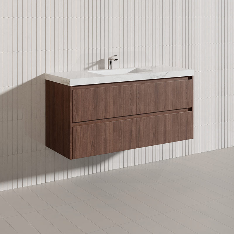 Lukka Gladstone Modern 1200mm Wall Hung Vanity Plywood Cabinet Variant Colour Available