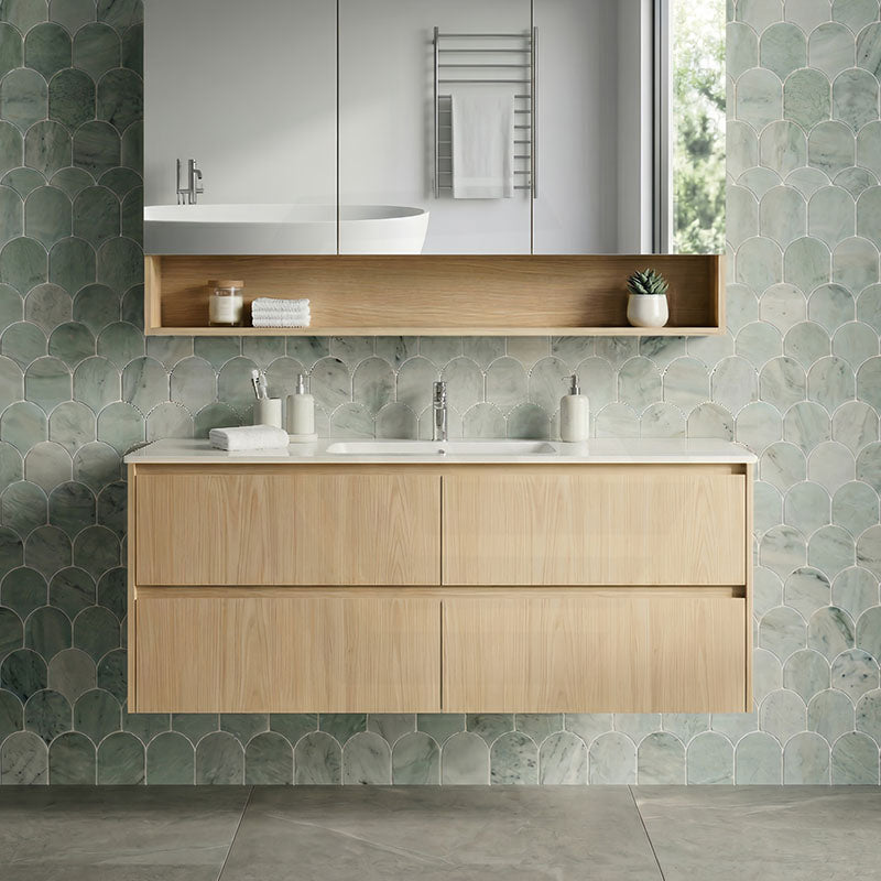 Lukka Gladstone Modern 1200mm Wall Hung Vanity Plywood Cabinet Variant Colour Available