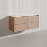 Lukka Gladstone Modern 1200mm Wall Hung Vanity Plywood Cabinet Variant Colour Available