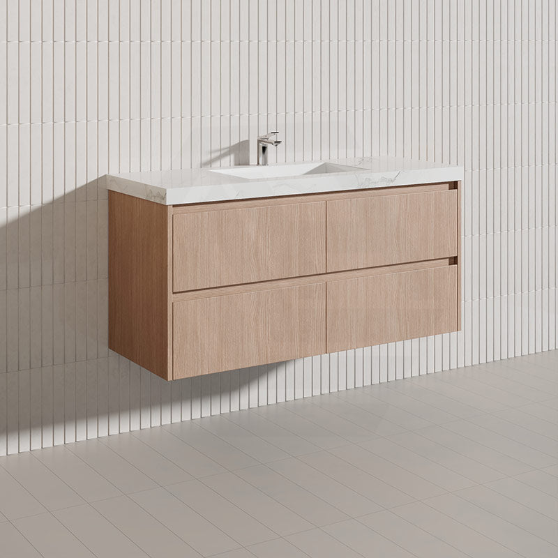 Lukka Gladstone Modern 1200mm Wall Hung Vanity Plywood Cabinet Variant Colour Available