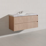 Lukka Gladstone Modern 1200mm Wall Hung Vanity Plywood Cabinet Variant Colour Available
