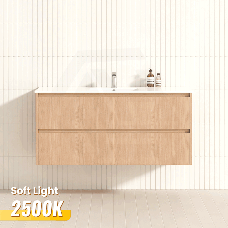Lukka Gladstone Modern 1200mm Wall Hung Vanity Plywood Cabinet Variant Colour Available