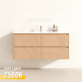 Lukka Gladstone Modern 1200mm Wall Hung Vanity Plywood Cabinet Variant Colour Available