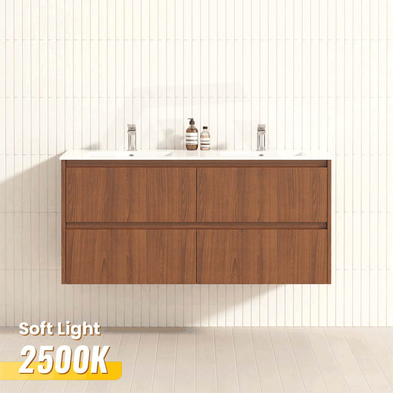 Lukka Gladstone Modern 1200mm Wall Hung Vanity Plywood Cabinet Variant Colour Available