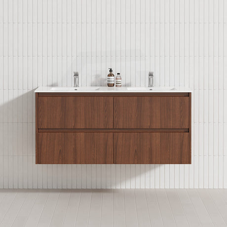 Lukka Gladstone Modern 1200mm Wall Hung Vanity Plywood Cabinet Variant Colour Available
