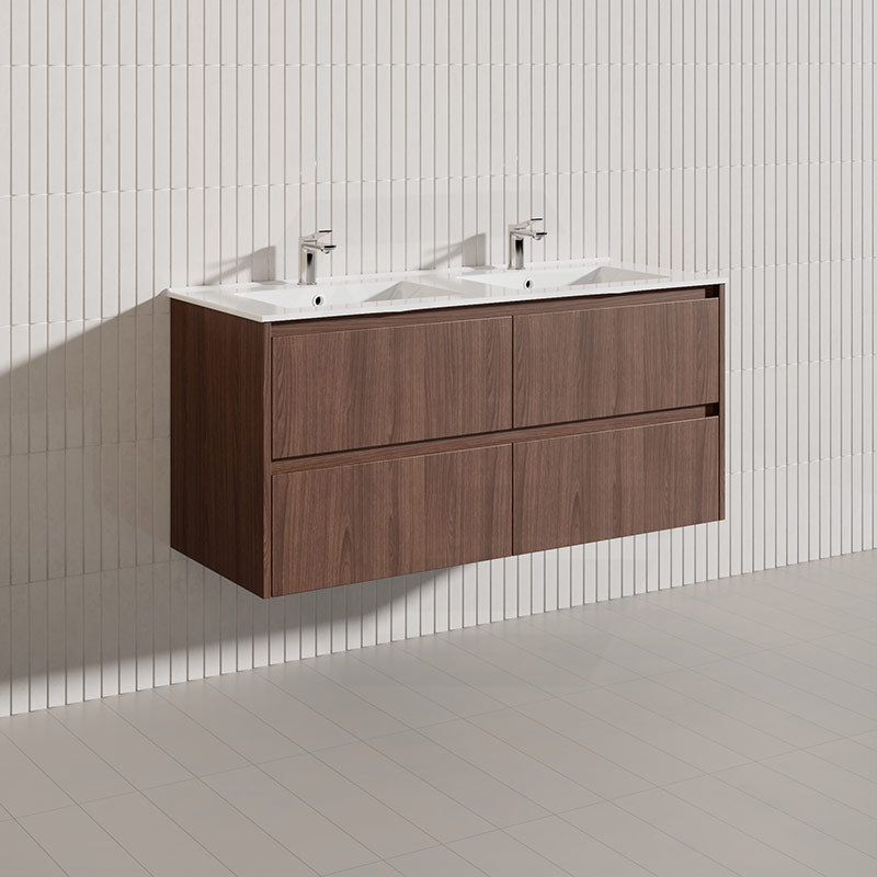 Lukka Gladstone Modern 1200mm Wall Hung Vanity Plywood Cabinet Variant Colour Available
