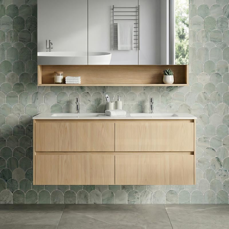 Lukka Gladstone Modern 1200mm Wall Hung Vanity Plywood Cabinet Variant Colour Available