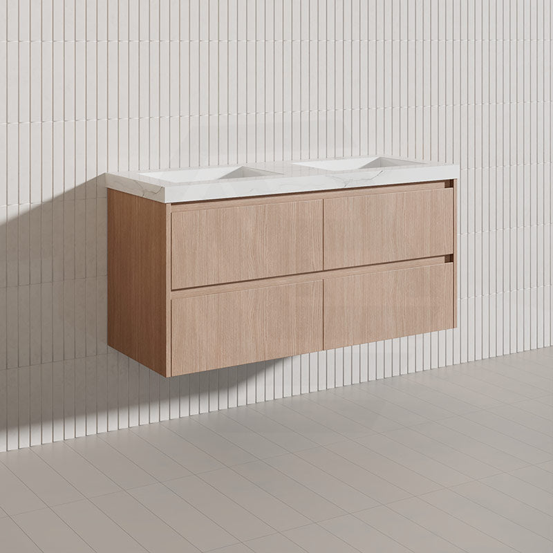 Lukka Gladstone Modern 1200mm Wall Hung Vanity Plywood Cabinet Variant Colour Available