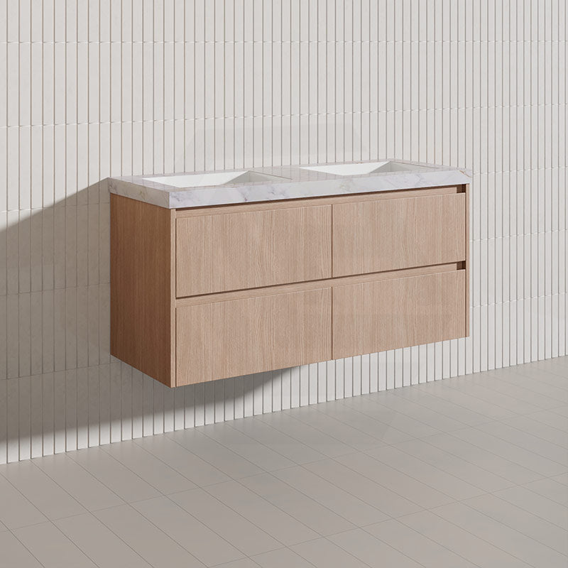 Lukka Gladstone Modern 1200mm Wall Hung Vanity Plywood Cabinet Variant Colour Available