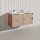 Lukka Gladstone Modern 1200mm Wall Hung Vanity Plywood Cabinet Variant Colour Available