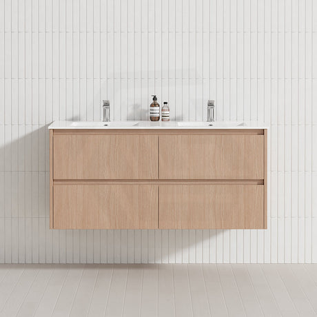 Lukka Gladstone Modern 1200mm Wall Hung Vanity Plywood Cabinet Variant Colour Available
