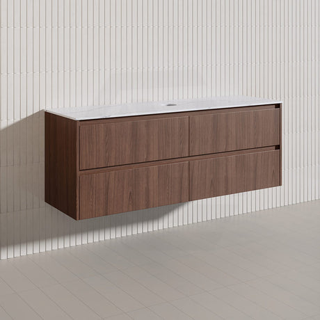 Lukka Gladstone Modern 1500mm Wall Hung Vanity Plywood Cabinet Variant Colour Available