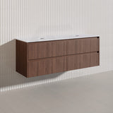Lukka Gladstone Modern 1500mm Wall Hung Vanity Plywood Cabinet Variant Colour Available