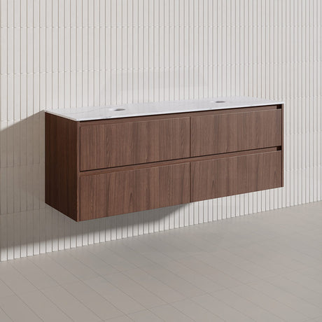 Lukka Gladstone Modern 1500mm Wall Hung Vanity Plywood Cabinet Variant Colour Available