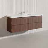 Lukka Gladstone Modern 1500mm Wall Hung Vanity Plywood Cabinet Variant Colour Available