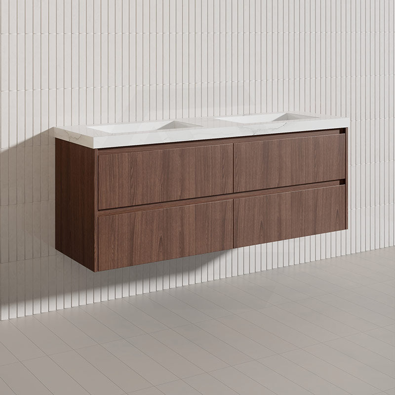 Lukka Gladstone Modern 1500mm Wall Hung Vanity Plywood Cabinet Variant Colour Available