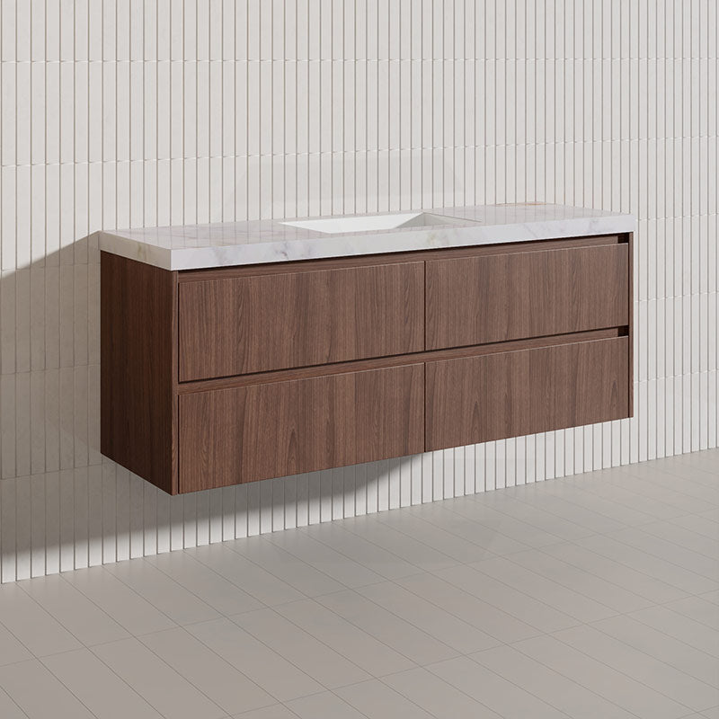 Lukka Gladstone Modern 1500mm Wall Hung Vanity Plywood Cabinet Variant Colour Available