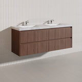 Lukka Gladstone Modern 1500mm Wall Hung Vanity Plywood Cabinet Variant Colour Available