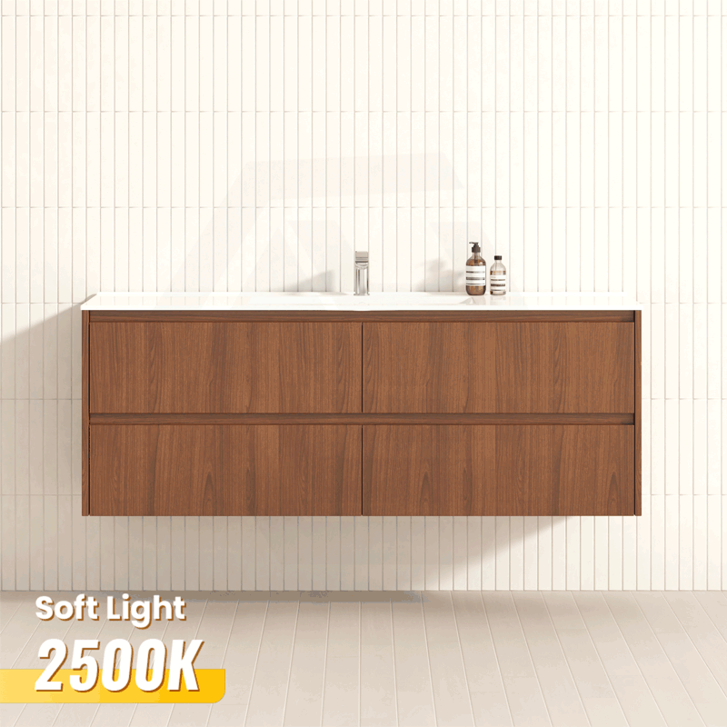 Lukka Gladstone Modern 1500mm Wall Hung Vanity Plywood Cabinet Variant Colour Available
