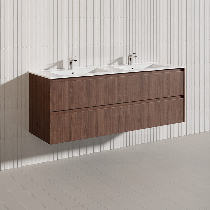 Lukka Gladstone Modern 1500mm Wall Hung Vanity Plywood Cabinet Variant Colour Available