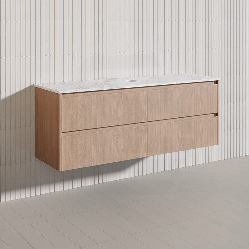 Lukka Gladstone Modern 1500mm Wall Hung Vanity Plywood Cabinet Variant Colour Available
