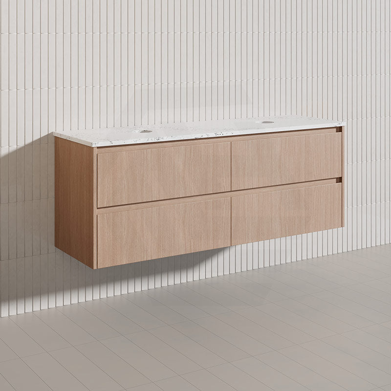 Lukka Gladstone Modern 1500mm Wall Hung Vanity Plywood Cabinet Variant Colour Available