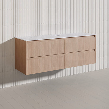 Lukka Gladstone Modern 1500mm Wall Hung Vanity Plywood Cabinet Variant Colour Available