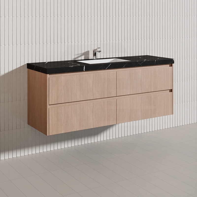 Lukka Gladstone Modern 1500mm Wall Hung Vanity Plywood Cabinet Variant Colour Available